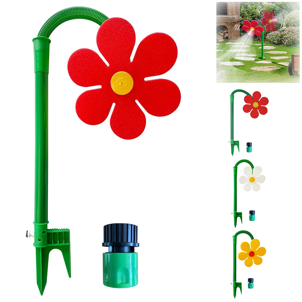 Sunflower 360 Shaking Rotating Sprinkler Garden Yard Lawn Irrigation Zpaxo
