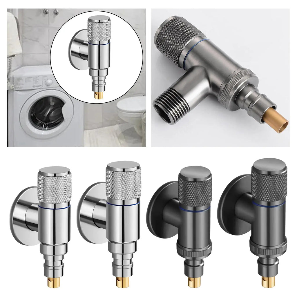 Automatic Water Stop Valve Mixer Tap Angle Wall Mounted Zpaxo