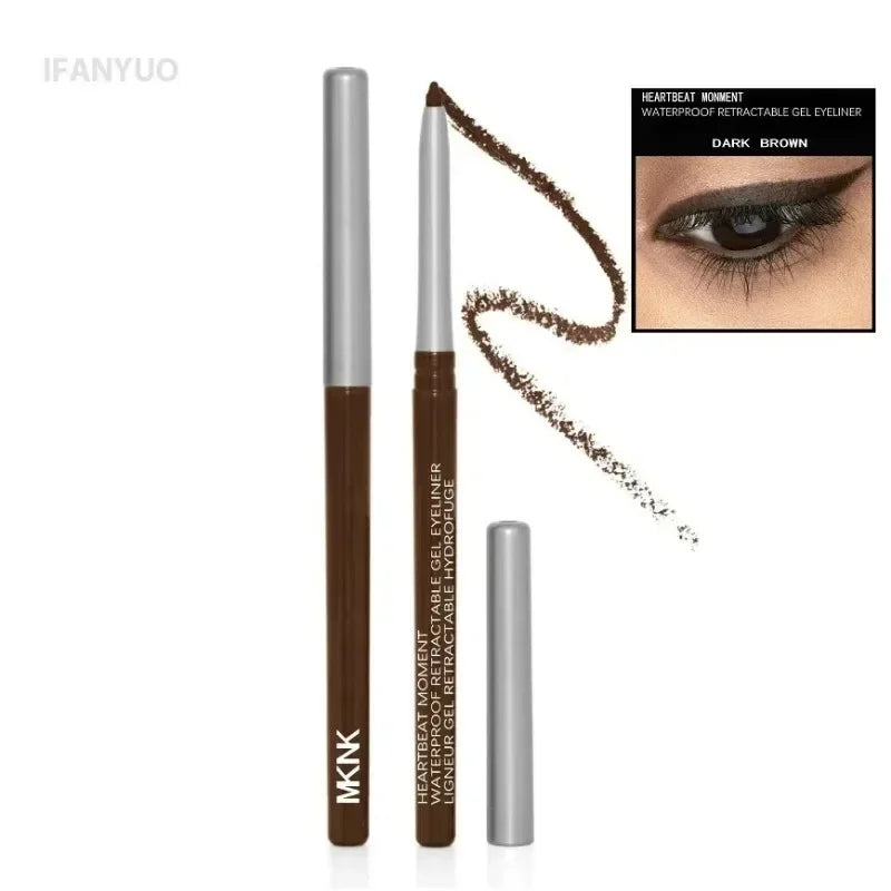 Waterproof Black Eyeliner Pencil Smooth Smudge-proof Long-lasting