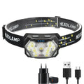 KDULIT LED Headlamp USB Rechargeable 2000 Lumen Motion Sensor