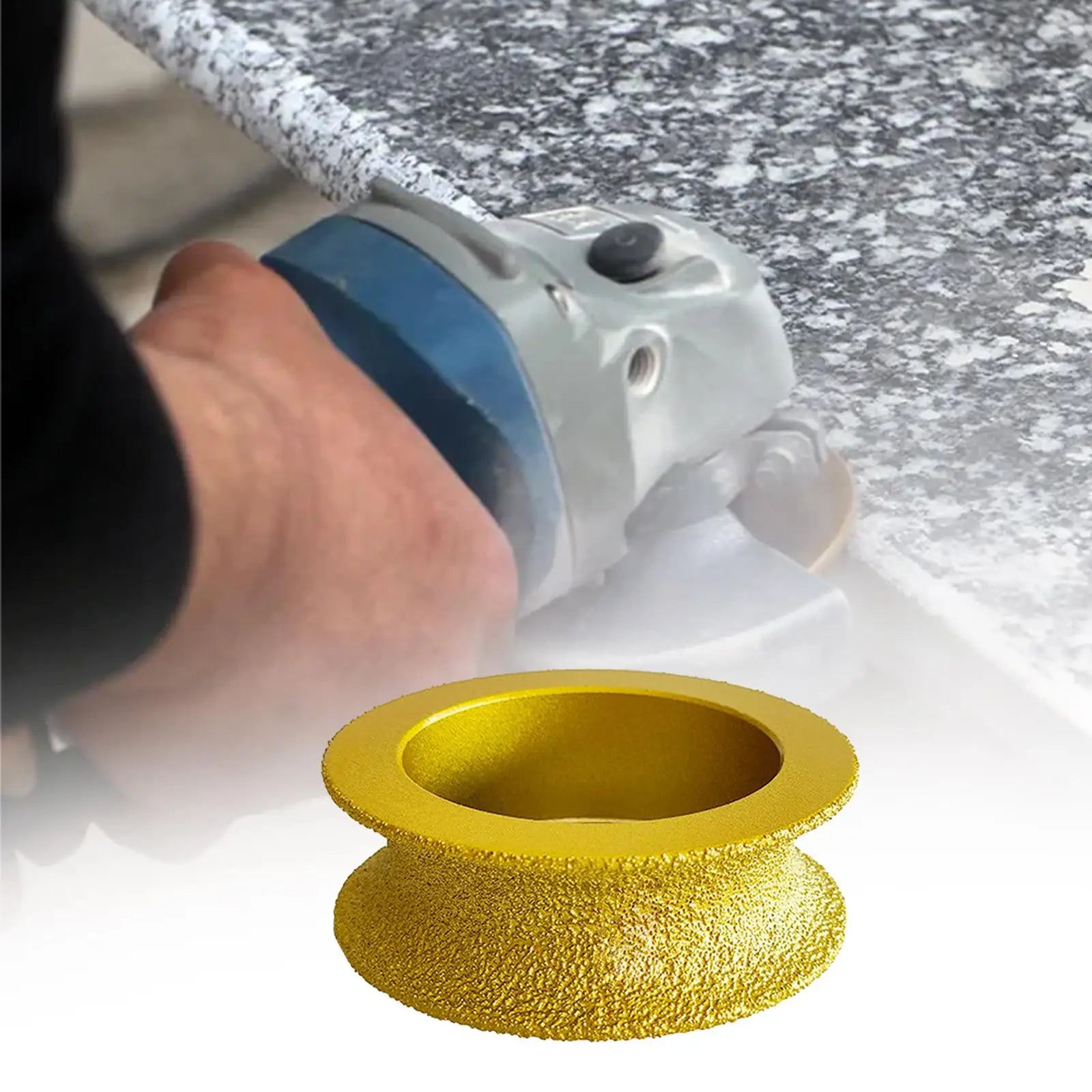 Grinding Wheel Heavy Duty Easily Install Edge Profile Sanding Disc for Angle Grinders Tile Select Thickness Ceramic Glass Zpaxo 20mm
