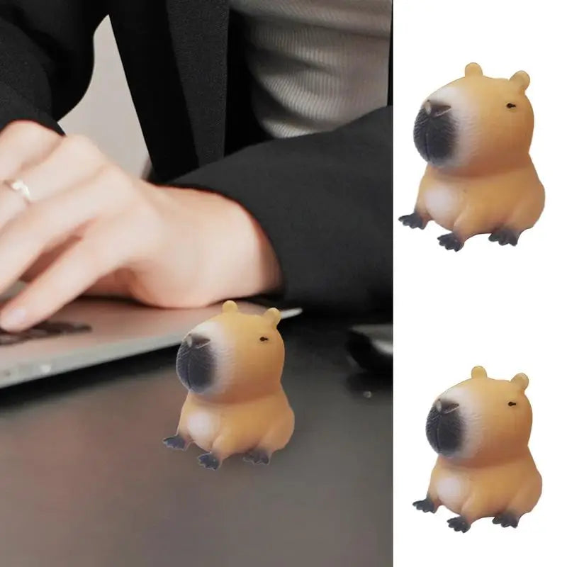 Squishys Capybara Soft Pinch Toy Squeeze Toys Fidgets Silicone Stress