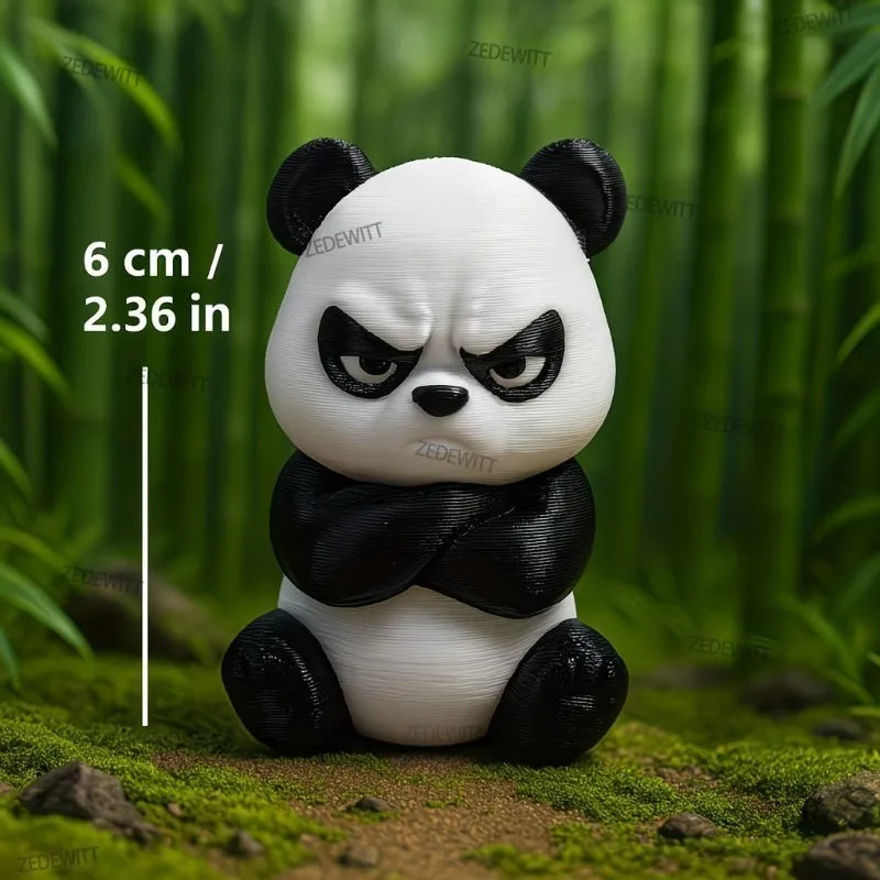 Cute Panda Sculpture Ornament – Home, Desk & Car Decor Gift