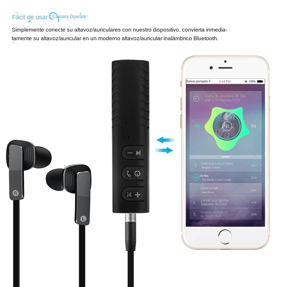 Wireless Bluetooth 5 0 Receiver Adapter Transmitter Stereo Car Music