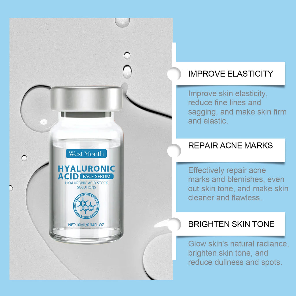 Hyaluronic Acid Facial Serum Deeply Moisturizing Lighten Shrinking Pores Improve Dryness Nourishing Smooth Repair Skin Essence Zpaxo