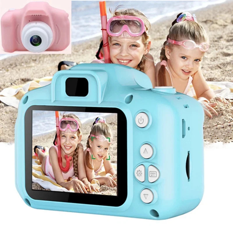 Mini Kids HD Digital Camera Rechargeable Shockproof Video Children