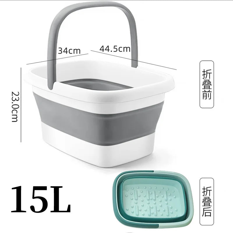 Portable Foot Soaking Tub 2026 Deep Foldable Design Home Massage Knee