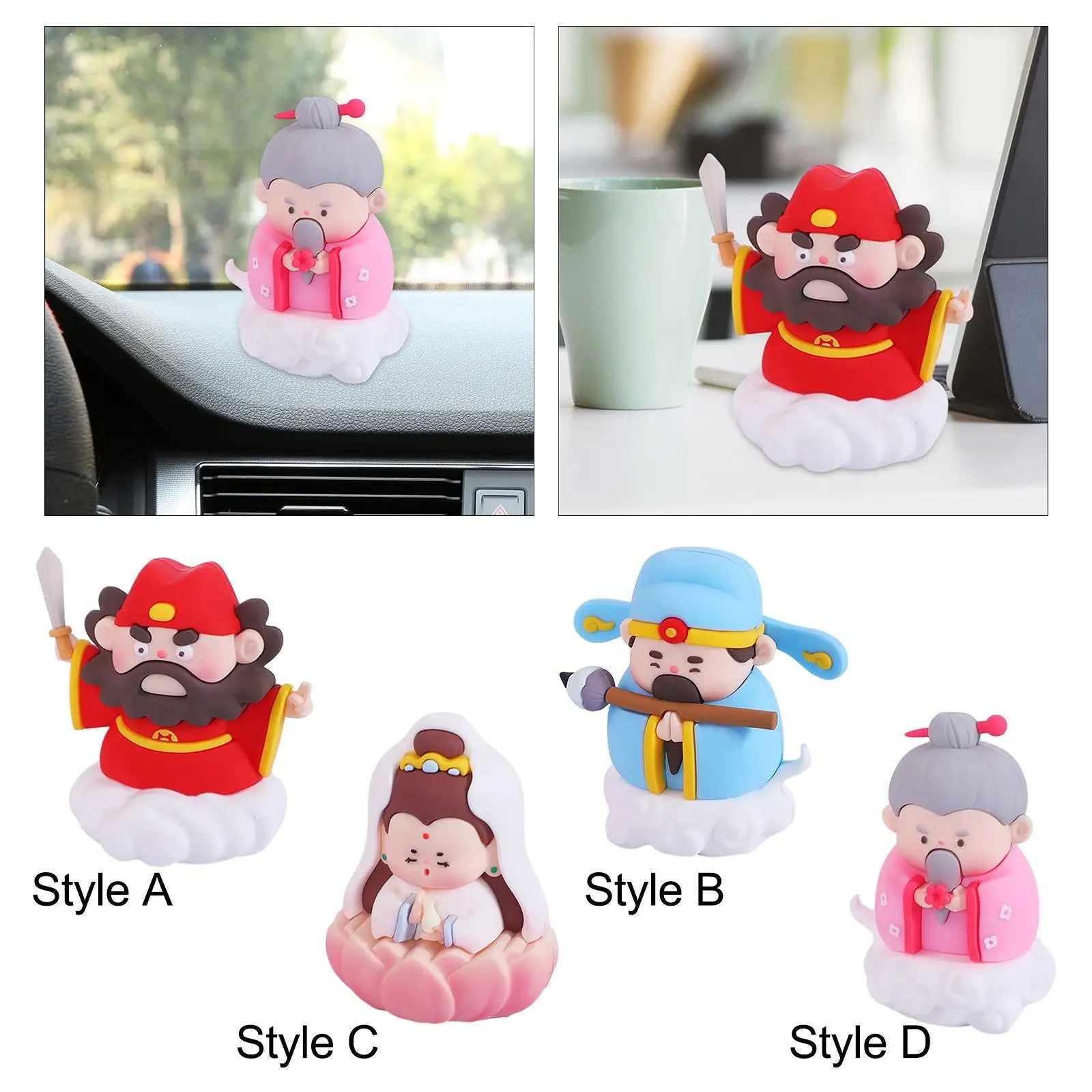 Chinese Fengshui Immortal Figurine – Car & Home Decor Gift Fengshui Figurine Zpaxo