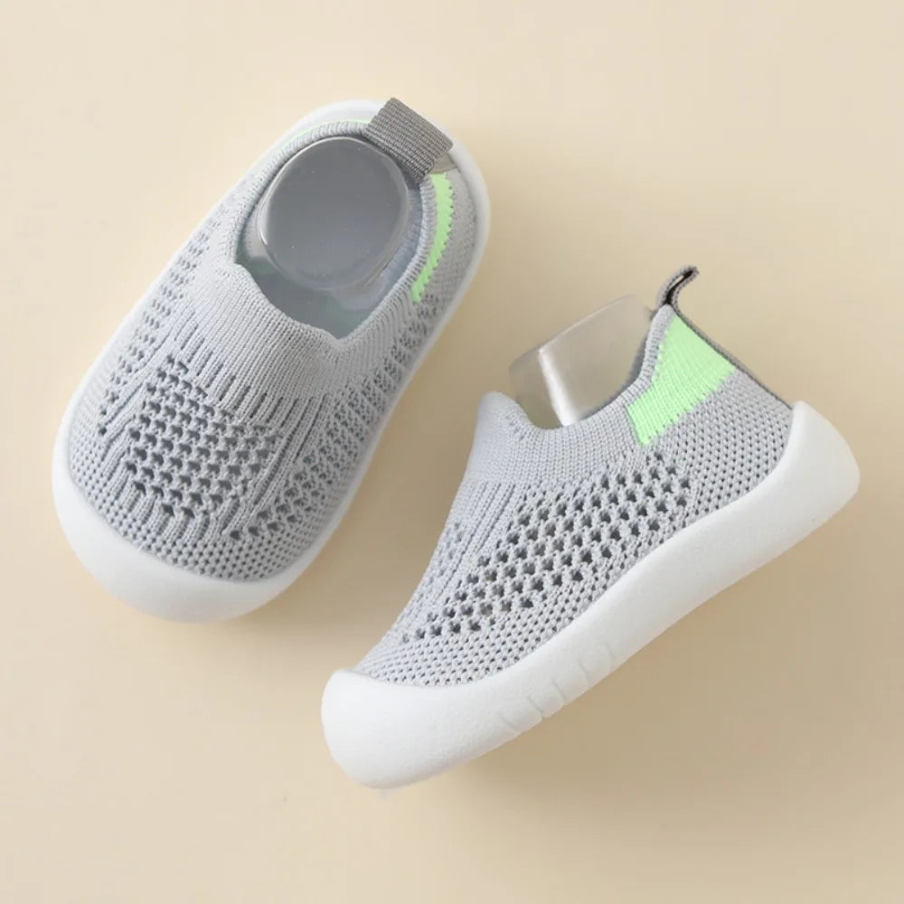 Baby Boys Girls Mesh Breathable Toddler Shoes Wear-resistant Non Slip