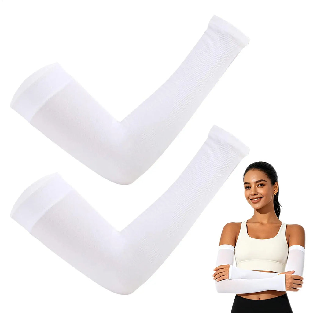 Arm Sleeves 1Pairs UV Arm Sun Sleeves Breathable Protection for Driving Sports Hiking Outdoor Summer Activities Sun Protection Zpaxo