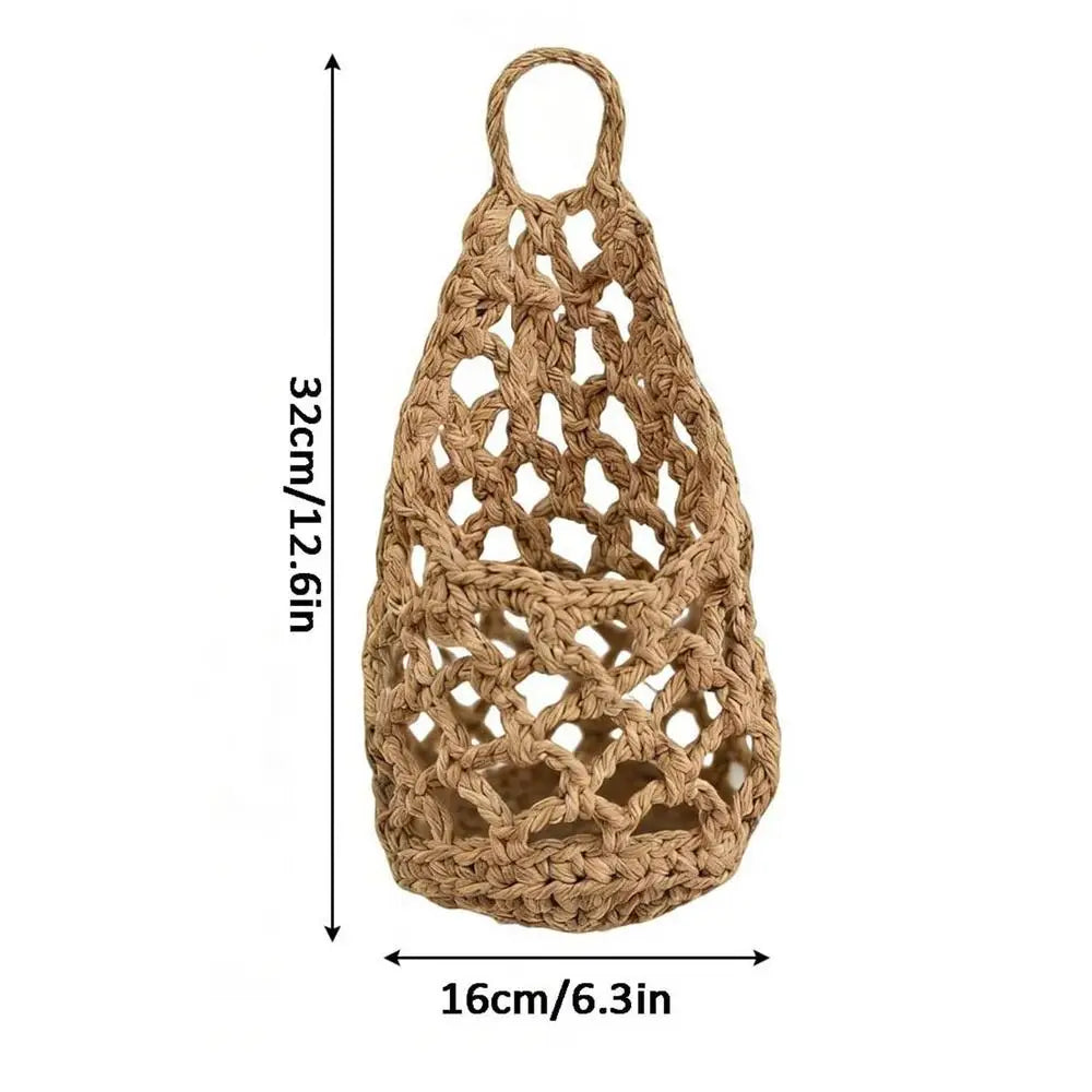 Boho Macrame Plant Hangerbasket Succulents Cotton Rope Woven Hanging