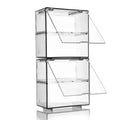 Durable Transparent Double Layer Box Car Model Display Large Capacity Zpaxo one size