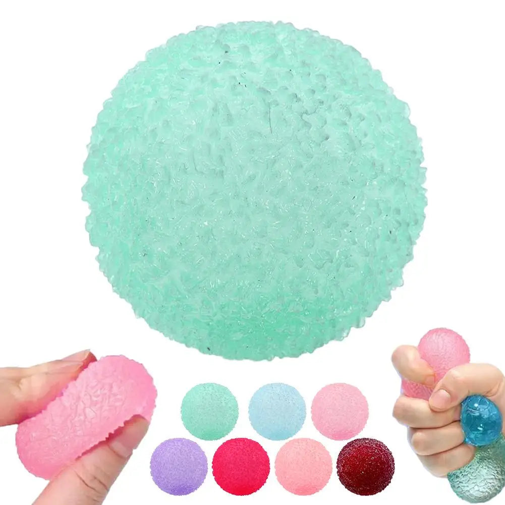 1pc high-end Squishy Multicolor Texture Ice Ball Squeeze Toy for Kids Adult Soft Pinch Pop Fidget Toys Children Halloween Christ Zpaxo Green