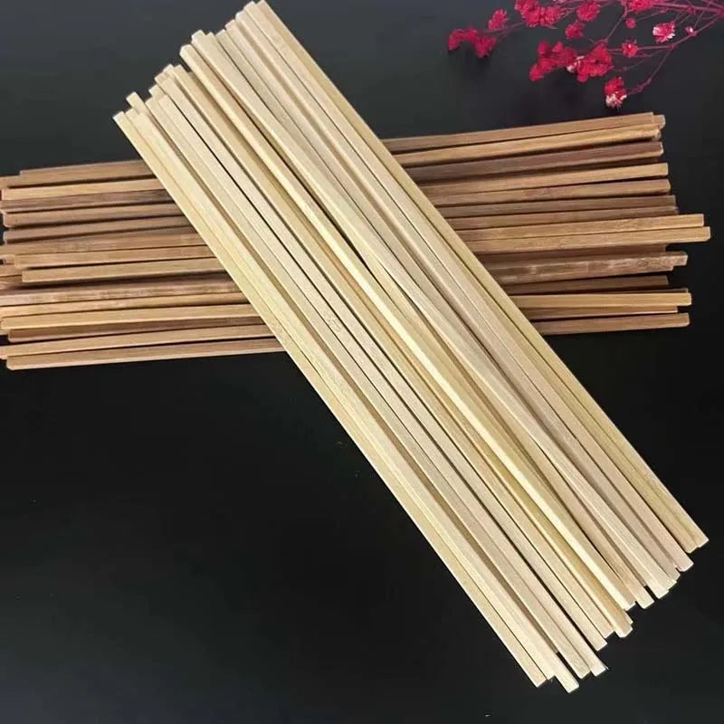 10pcs Wood Sticks 30cm Rectangle Unfinished Wooden Strips Wood Dowels Strips Dowel Rods Natural Wood Craft Sticks for Craft Zpaxo