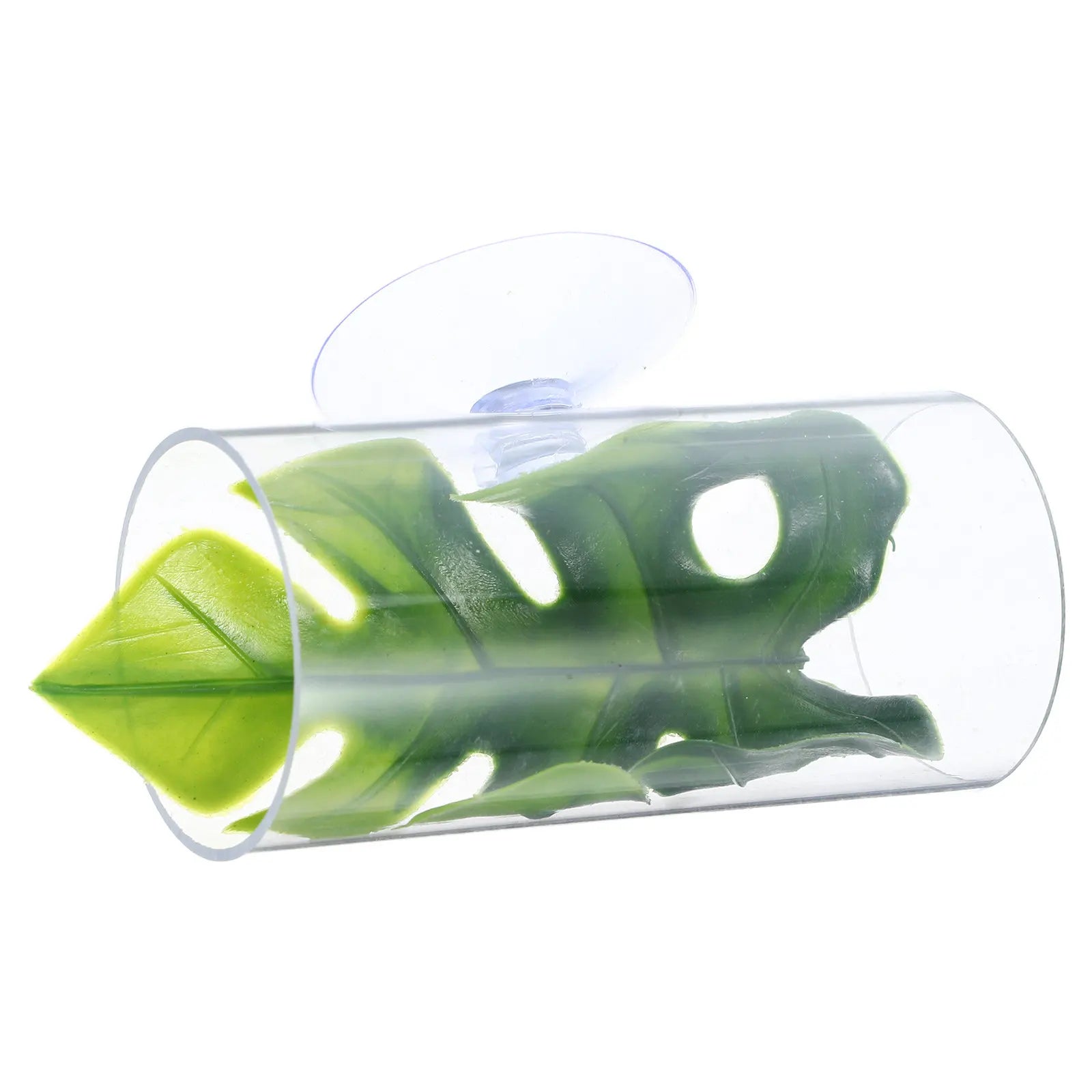 Transparent Betta Fish Tunnel Resting Spawning Hiding Aquarium Shrimp