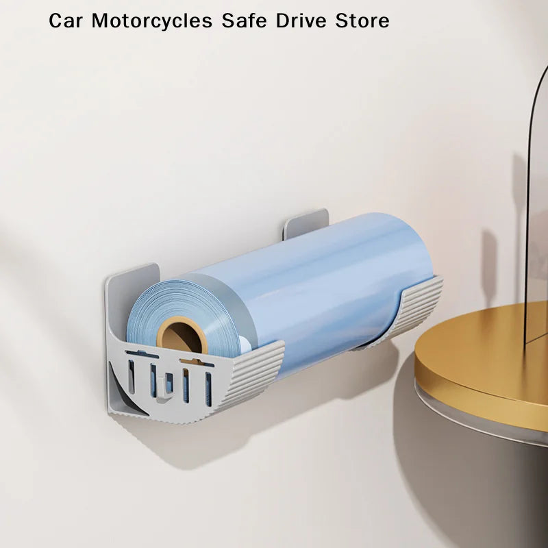 A2pcs No-drill Kitchen Storage Rack Multi-functional Fresh Film