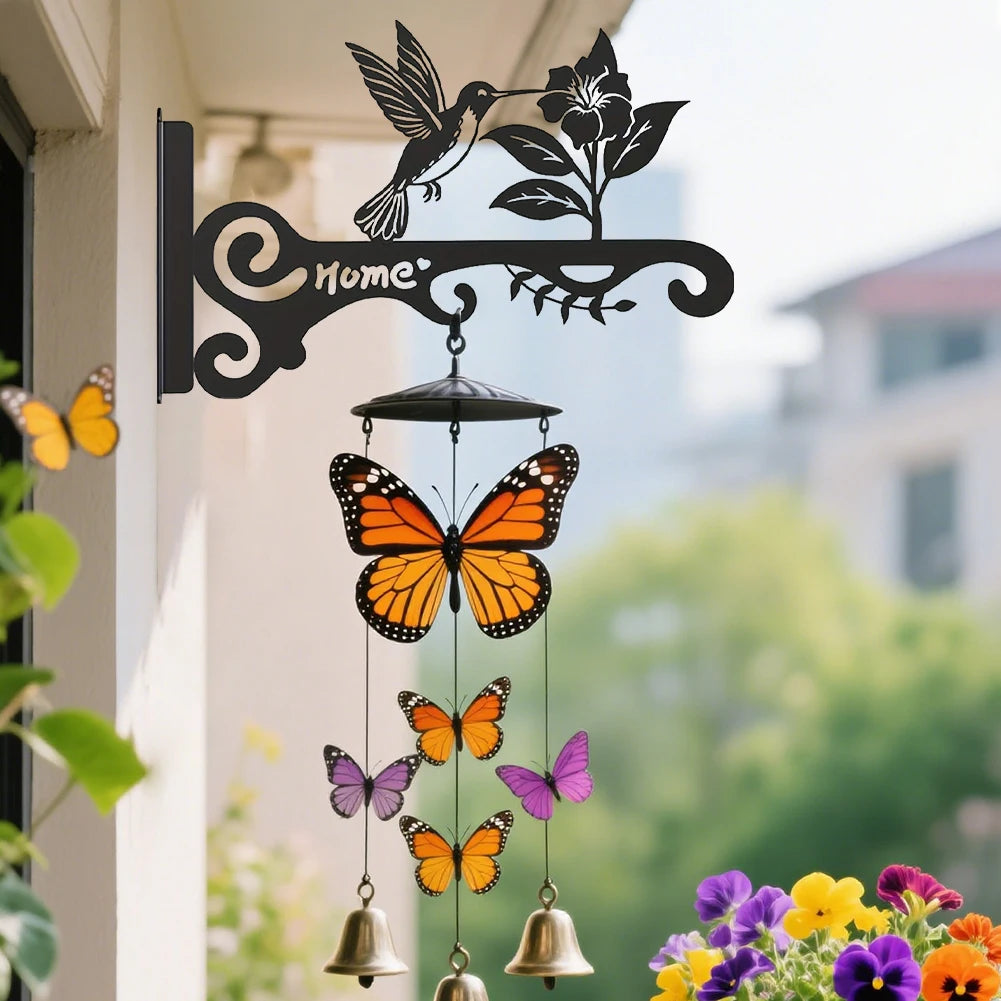 Aesthetic Wall Plant Hanger Bird Design Metal Hanging Bracket Flower