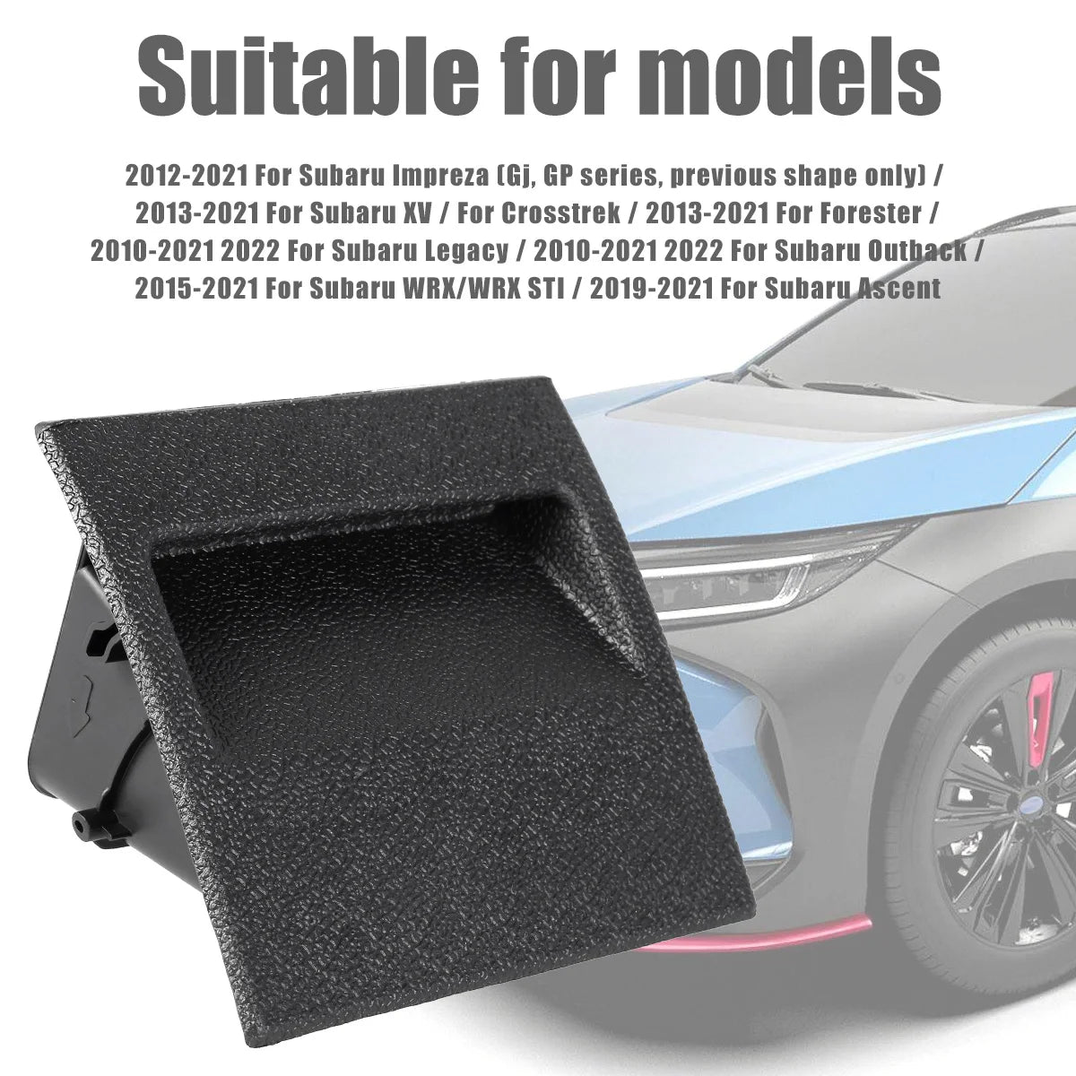 New Car Fuse Storage Tray Holder Box Card Coin For Subaru Outback Compatible with XV Crosstrek Forester Outback Legacy Impreza Zpaxo