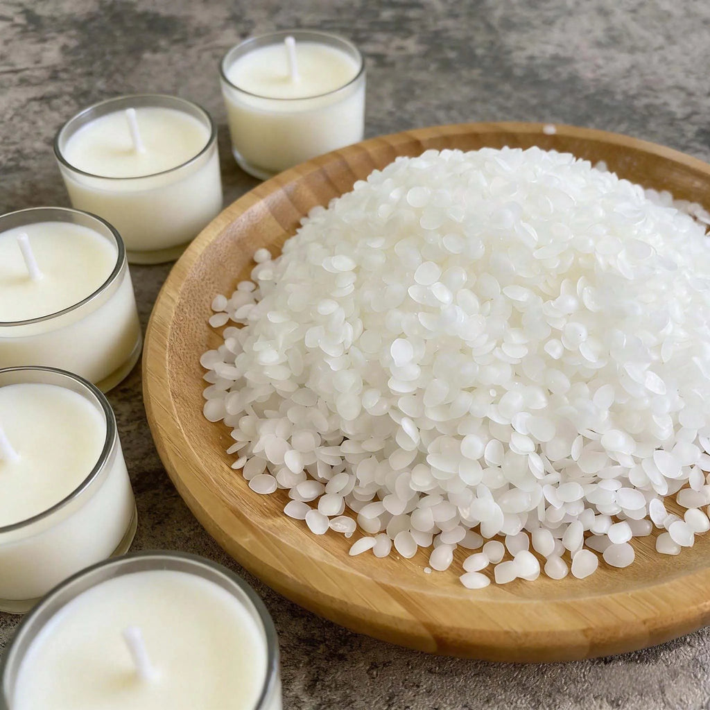 Pure White Beeswax Granules – Natural DIY Candle Making Wax Candle Making Wax Zpaxo