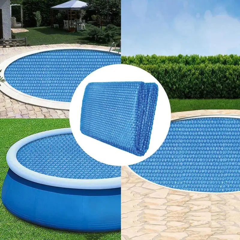 Solar Pool Cover Pollution Prevention Bubble Swimming Heat Retaining