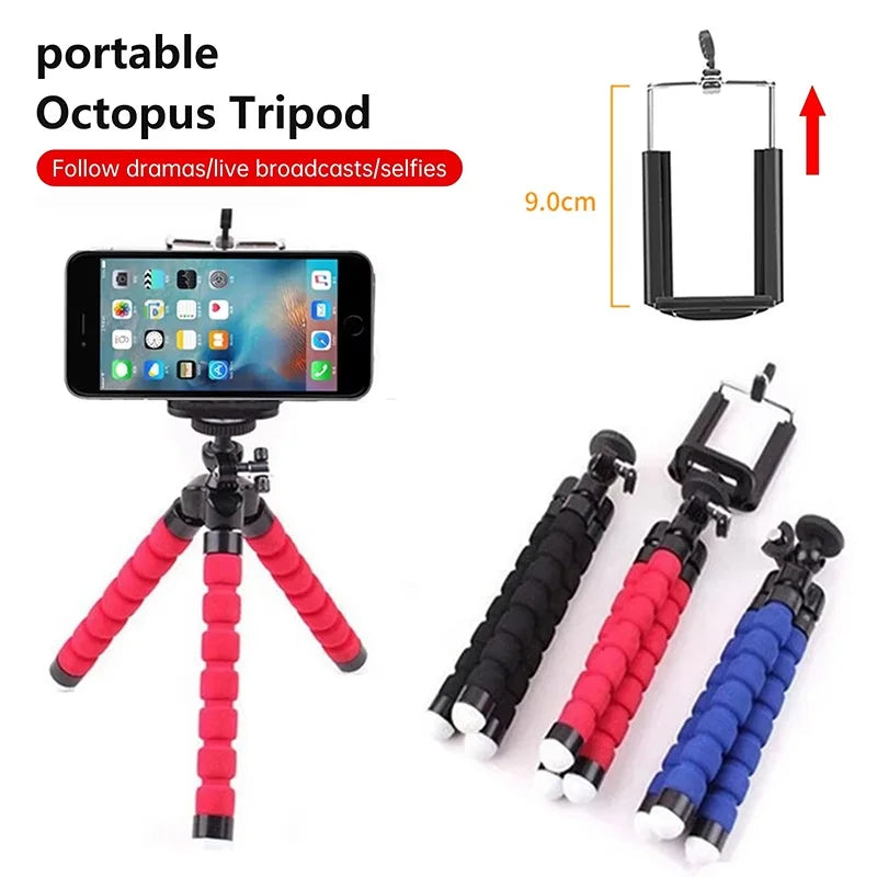 Sponge Tripod Bracket Universal Smartphone Mini Flexible Octopus Zpaxo