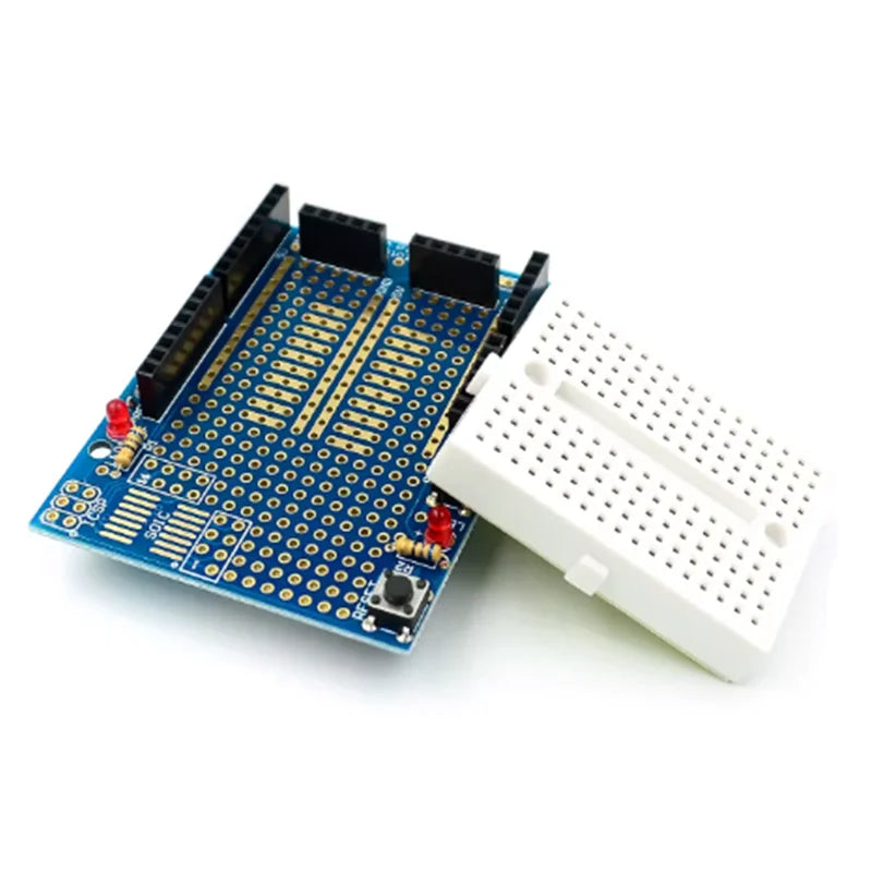 ProtoShield prototype expansion board with mini breadboard plugin for UNO-R3 Zpaxo