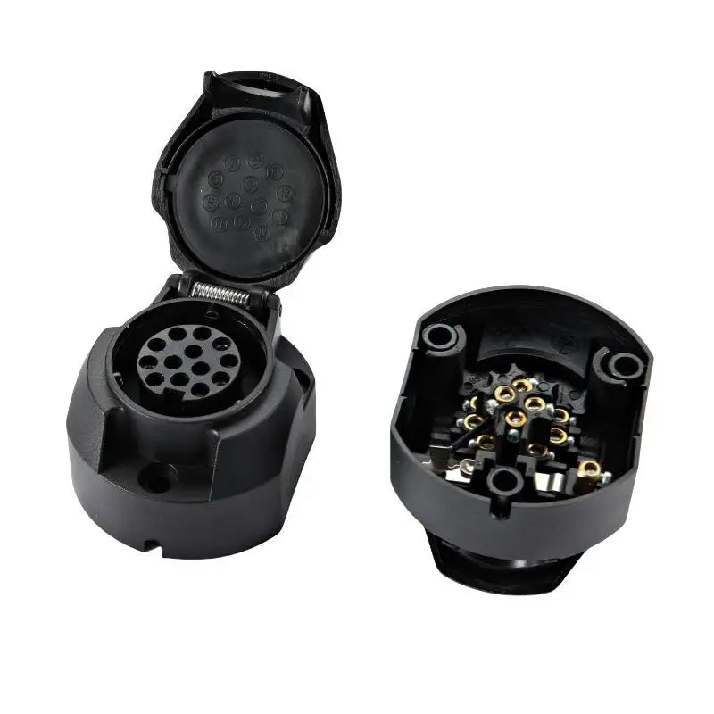 13-Pin Euro Trailer Socket Adapter | 12V Tow Bar Plug
