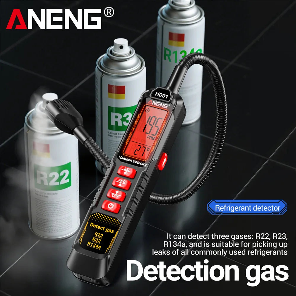 ANENG HD01 Leak Detector Freon CFC HFC Automotive Gas Refrigerant
