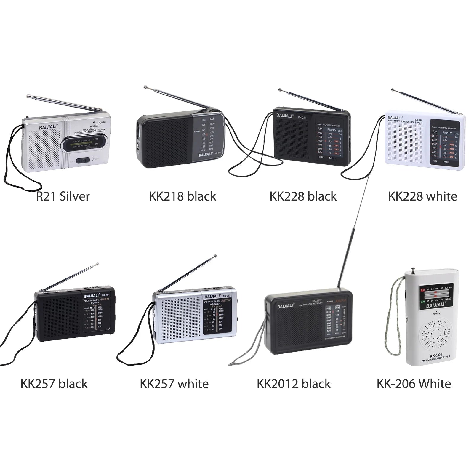 Mini World Receiver Rechargeable Full-wave Band Outdoor Emergency