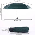 Compact Travel Umbrella Ultralight Folding Pocket Umbrella UV Rain Protection for Outdoor Sun&Rain Umbrella Lightweight Zpaxo Green