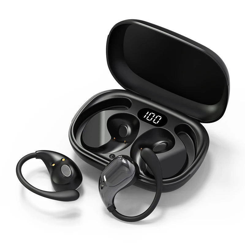 Bluetooth 5 4 Ear Hook Headphones TWS Wireless Earphones Hifi Stereo