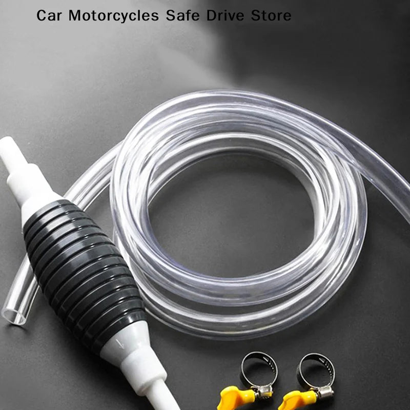 CMCar Sucker Oil Transfer Fuel Pump Multifunctional Manual Gasoline