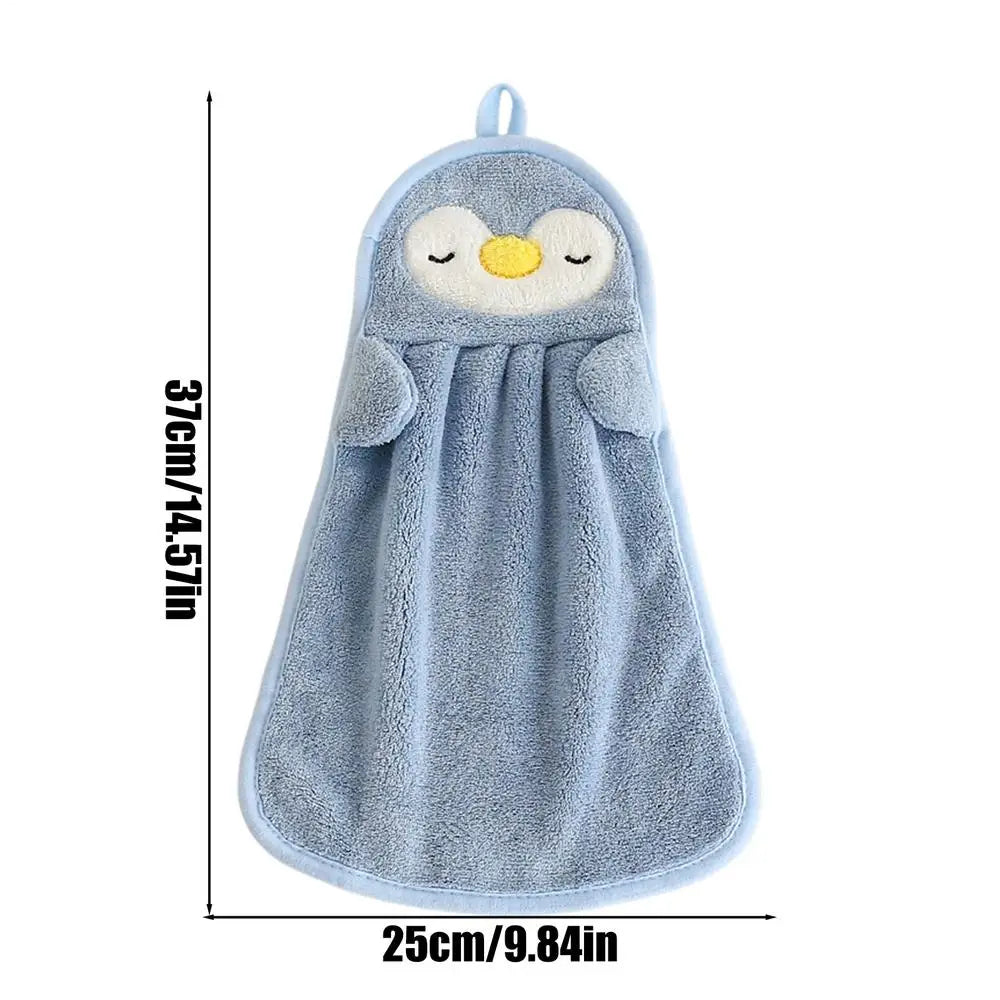 Animal Hand Towels Kids Absorbent Quick Drying Microfiber Cute