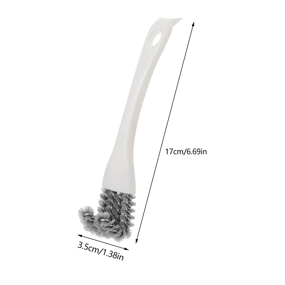 Grill Brush V-shaped Hooked Brush and Scraper Multifunctional Barbecue Kit Net Cleaning Brush for Kitchen Gadget Zpaxo J1895