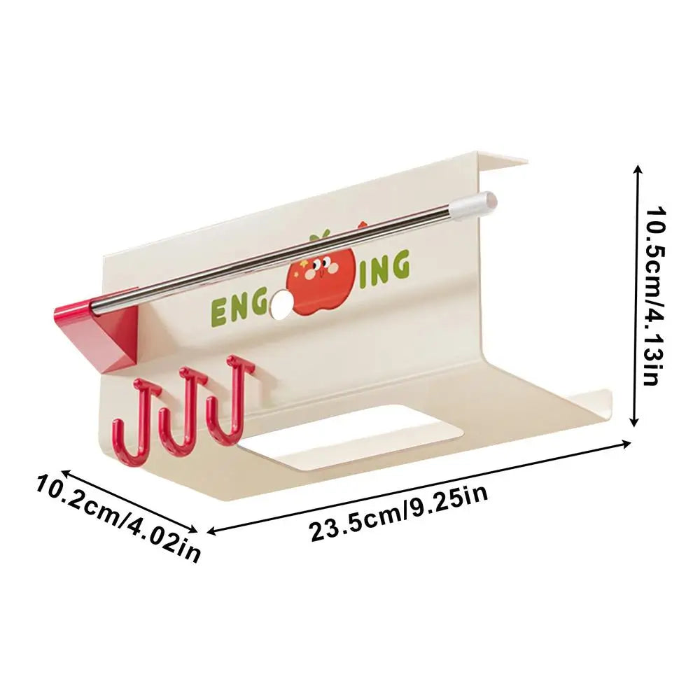 Wall Mounted Tissue Box Holder Paper Rack Hook No Drill Toilet Napkin Zpaxo B CN