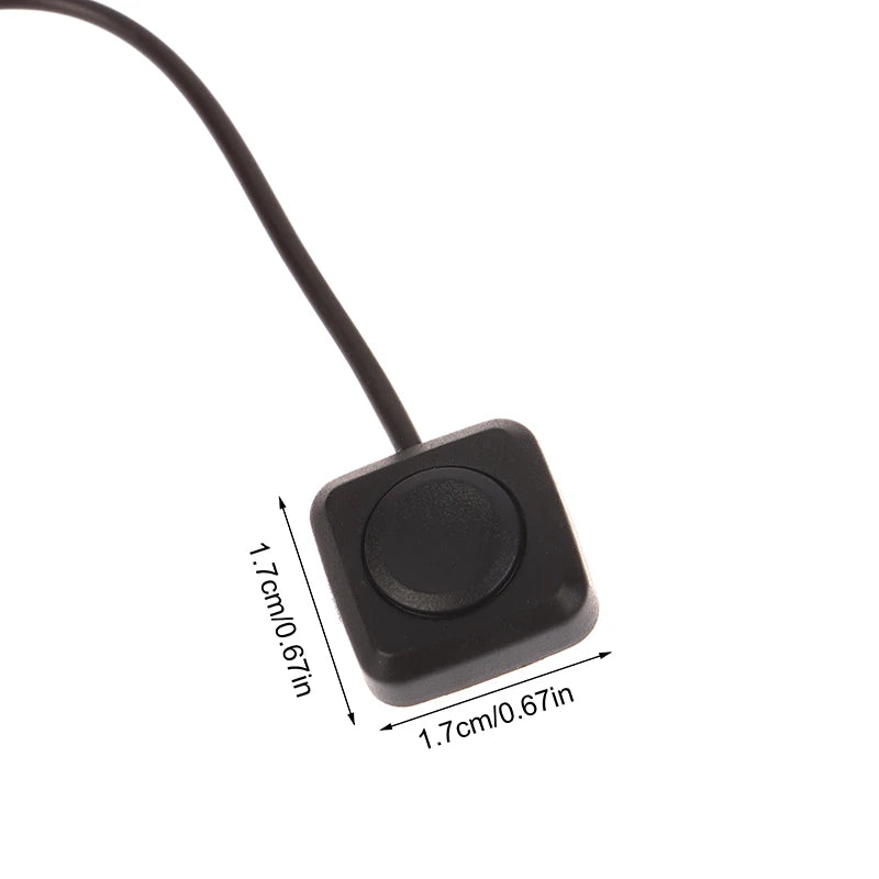 Black Momentary Push Button Off Switch Plastic 12V 24V Car Alarm DIY