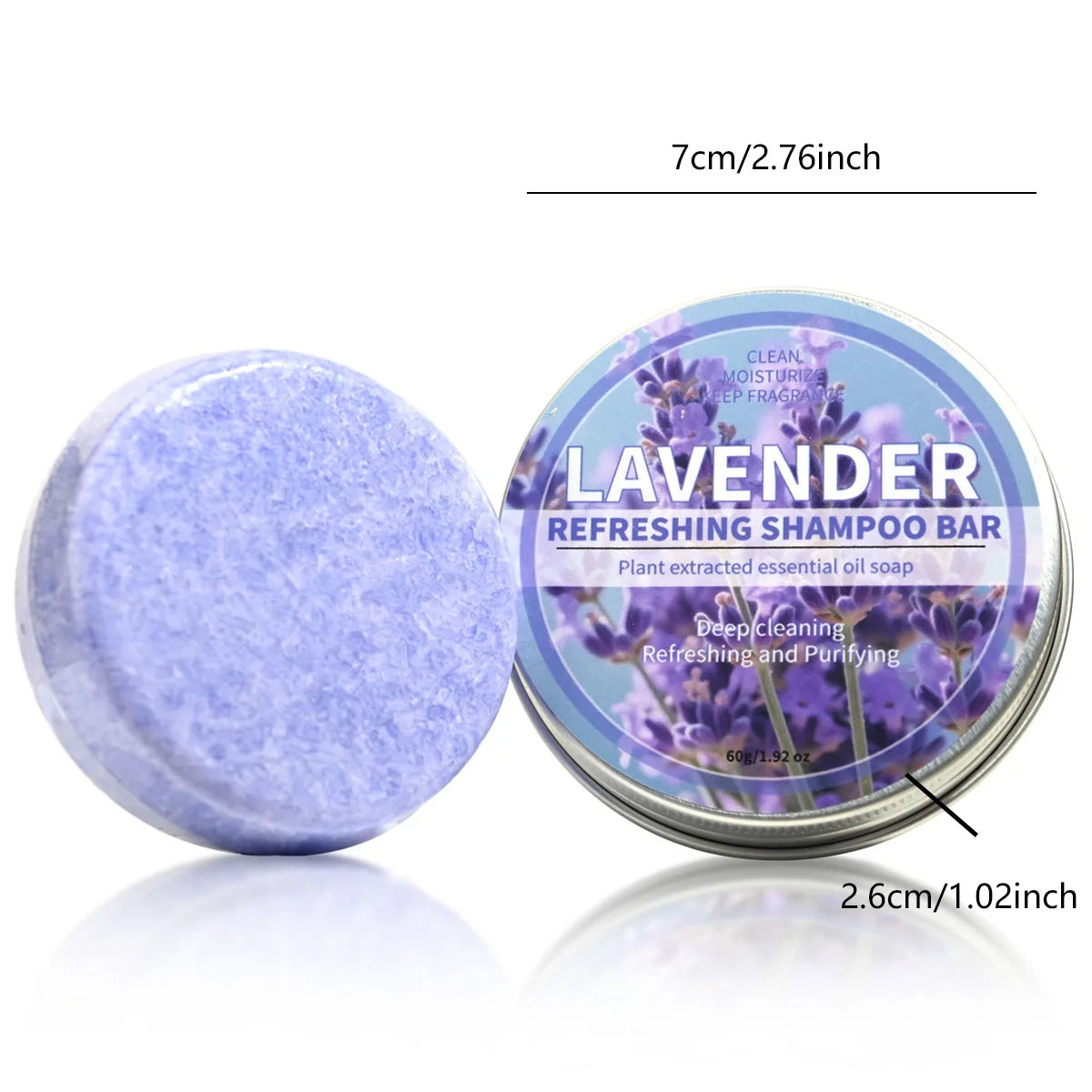 Lavender Essential Oil Shampoo Bar – Hair & Hand Soap Shampoo Bar Soap Zpaxo