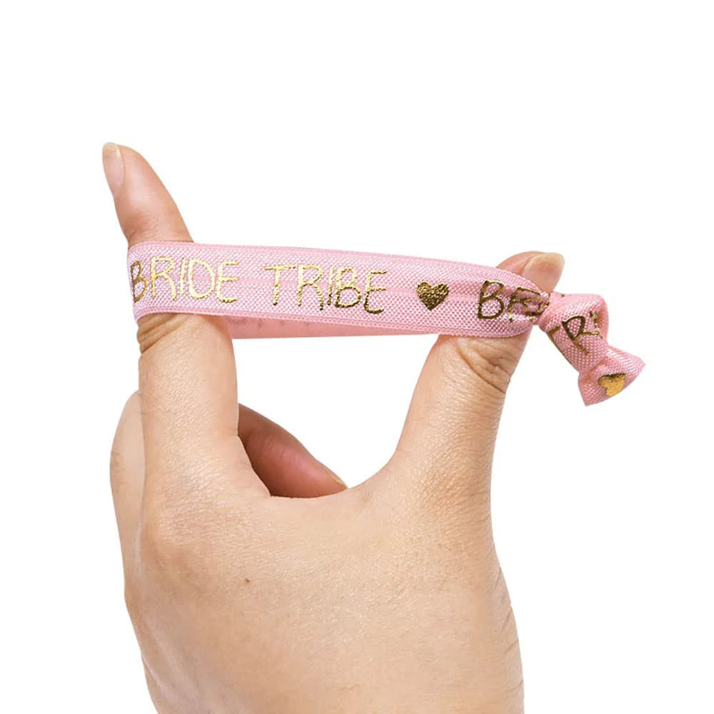 11Pcs Bachelorette Party Wristbands Team Bride Elastic Bracelets for Wedding Engagement Bridal Shower Party Favors Zpaxo