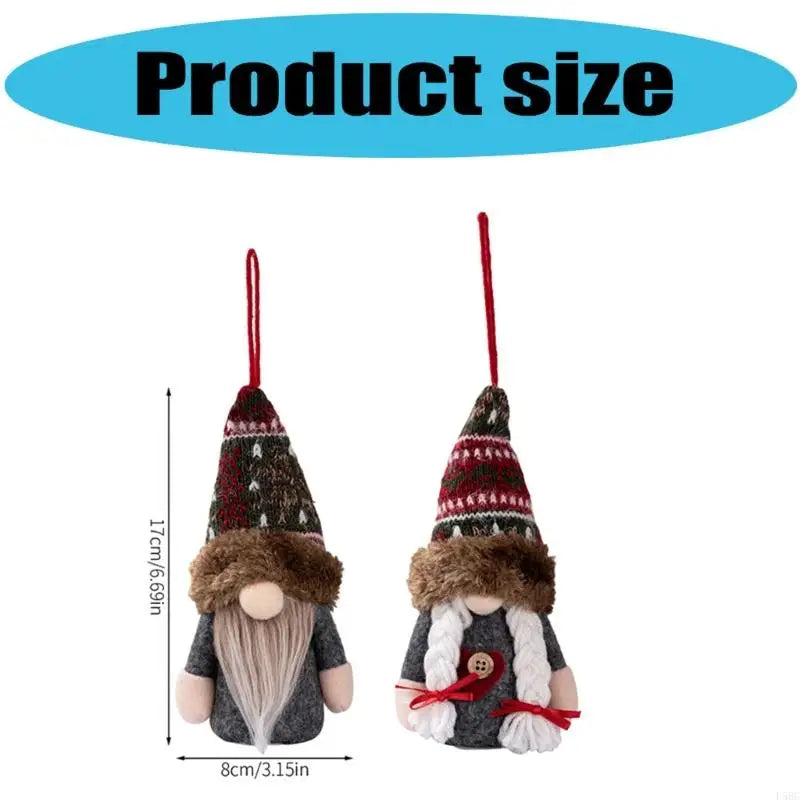 Illuminated Plush Dwarf Stuffed Doll Christmas Tree Ornament Kids