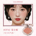 COLORROSE VIRBANT BLUSH Satin Finish Monochrome Pearlescent Makeup Zpaxo CR742