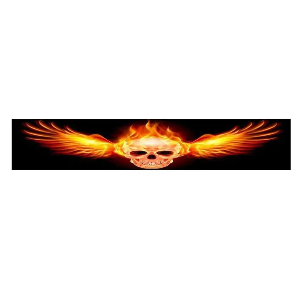 Car Front Windshield Stickers 3D Stereo Effect Window Sunscreen Auto Zpaxo Style B