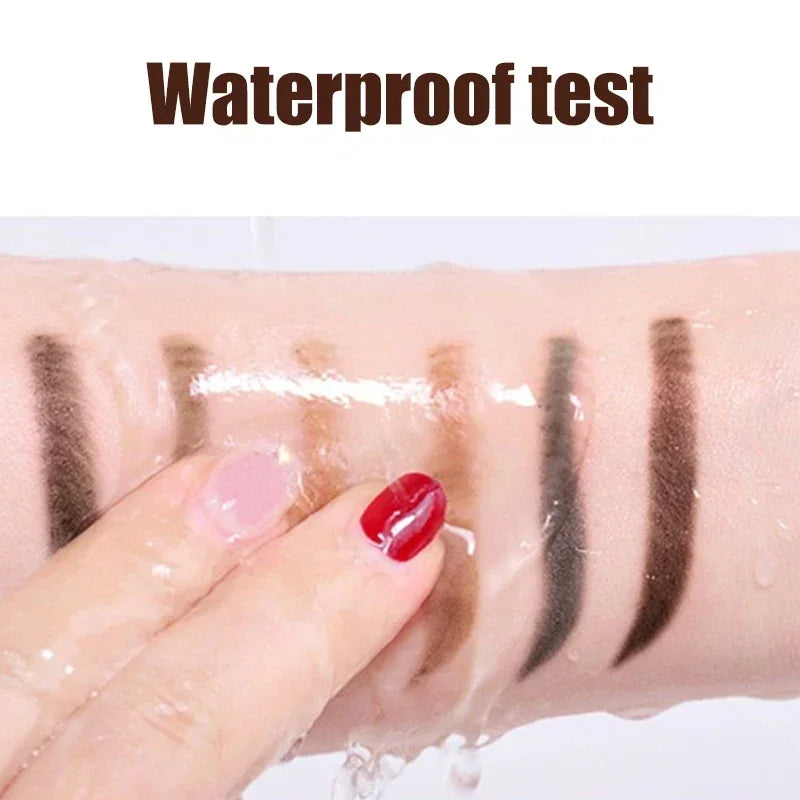 4 Color Liquid Dyeing Eyebrow Cream Coffee Brown Eyebrow Enhancers Cream Long Lasting Waterproof Natural Mascara Eye Brow Tinted Zpaxo