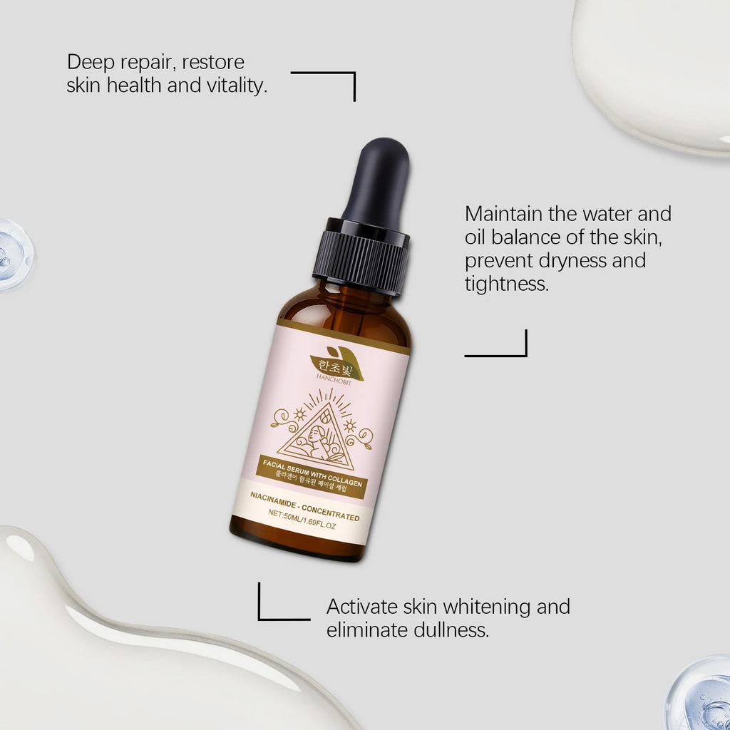 Hanchobit Collagen Facial Serum – Moisturizing & Nourishing Collagen Face Serum Zpaxo
