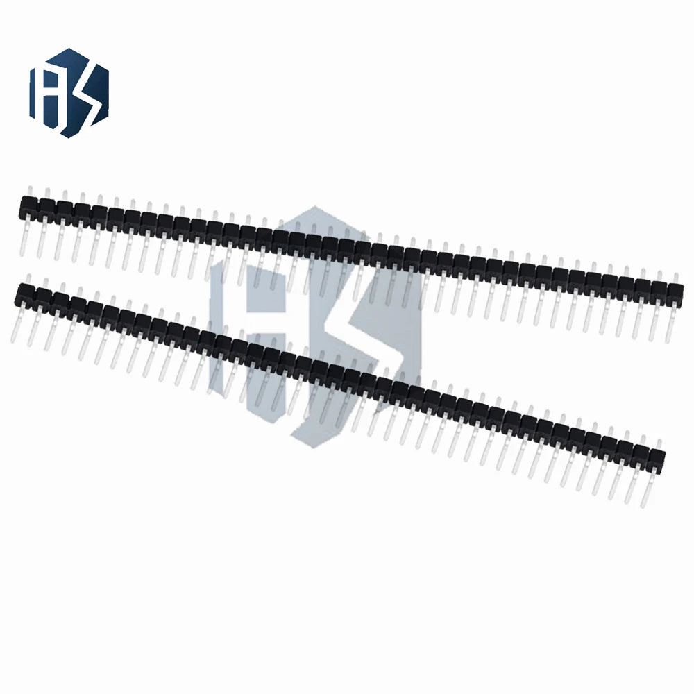 40 Pin 1x40 Single Row Male Breakable Header Right Angle Connector Zpaxo