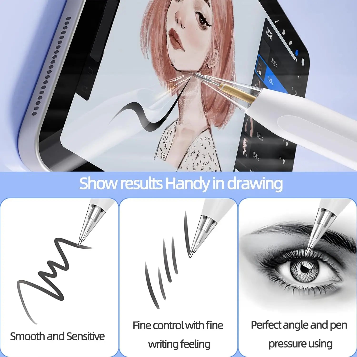 DIXSG Replacement Tips Apple Pencil 1st 2nd Gen USB-C Upgraded Ipad Zpaxo