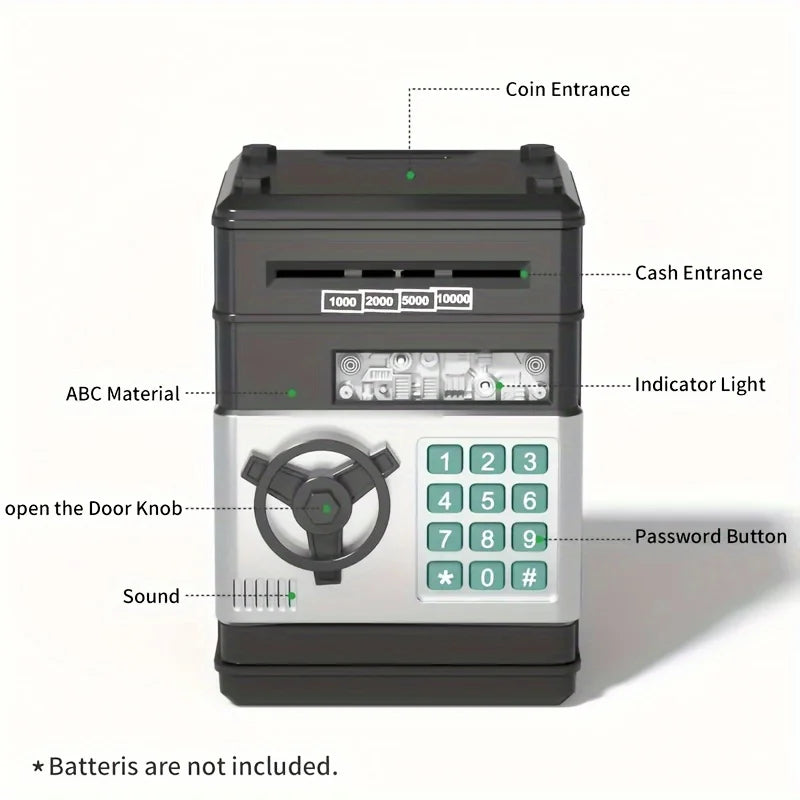 Money Bank Children's Toys Large Electronic Password Protection Cash