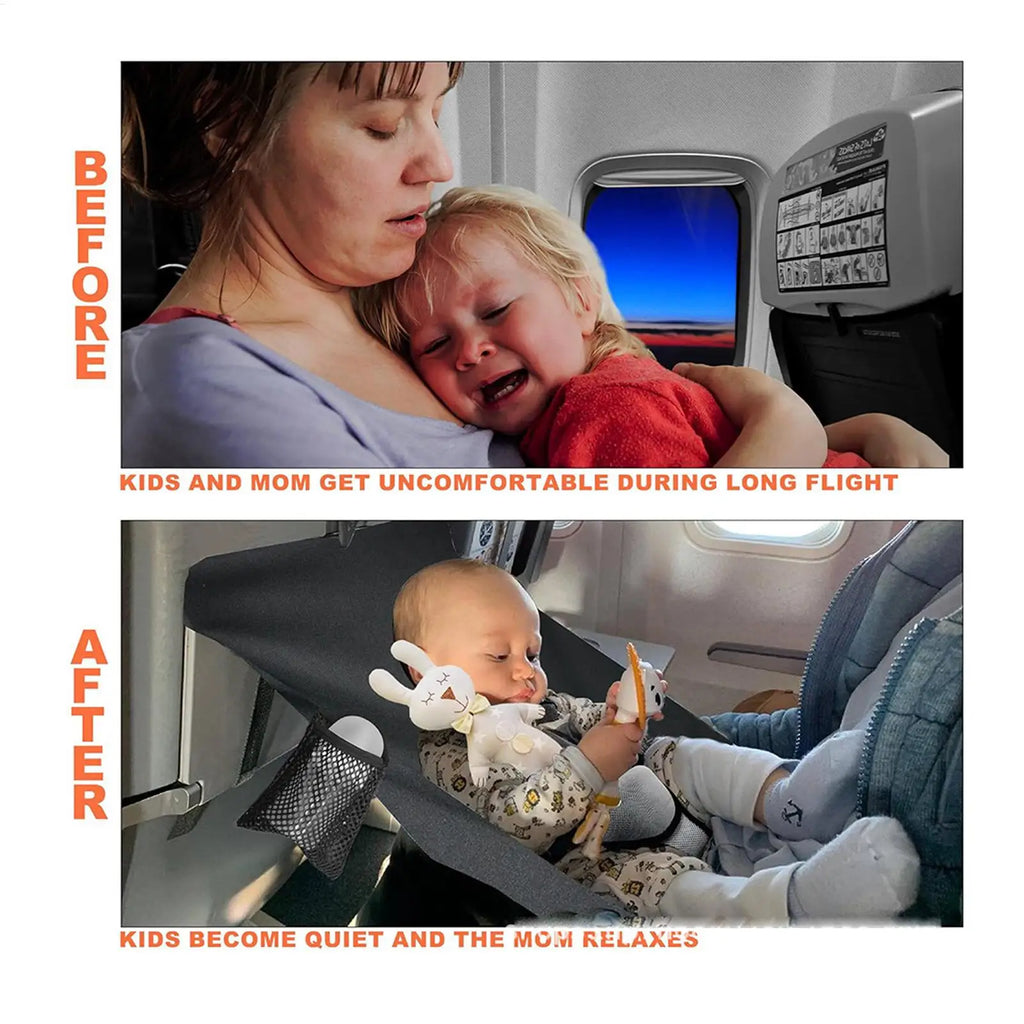 Adjustable Airplane Seat Extender Toddler Kids Travel Sleep Aid