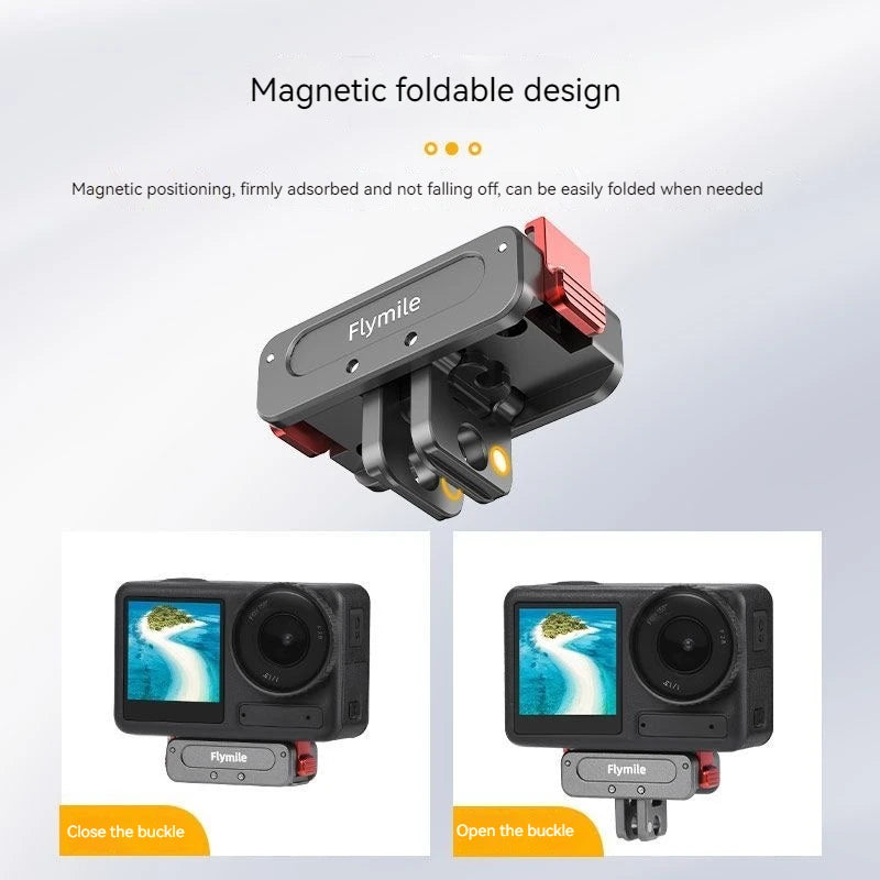 DJI Osmo Action 5 Pro/4/3 Magnetic Quick Release Mount Adapter Camera Mount Adapter Zpaxo