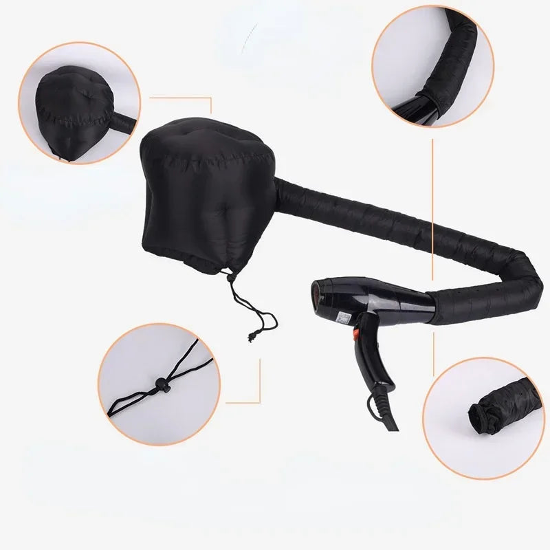 Portable Hair Bonnet Dryer Cap – Diffuser & Oil Treatment Hair Bonnet Dryer Cap Zpaxo
