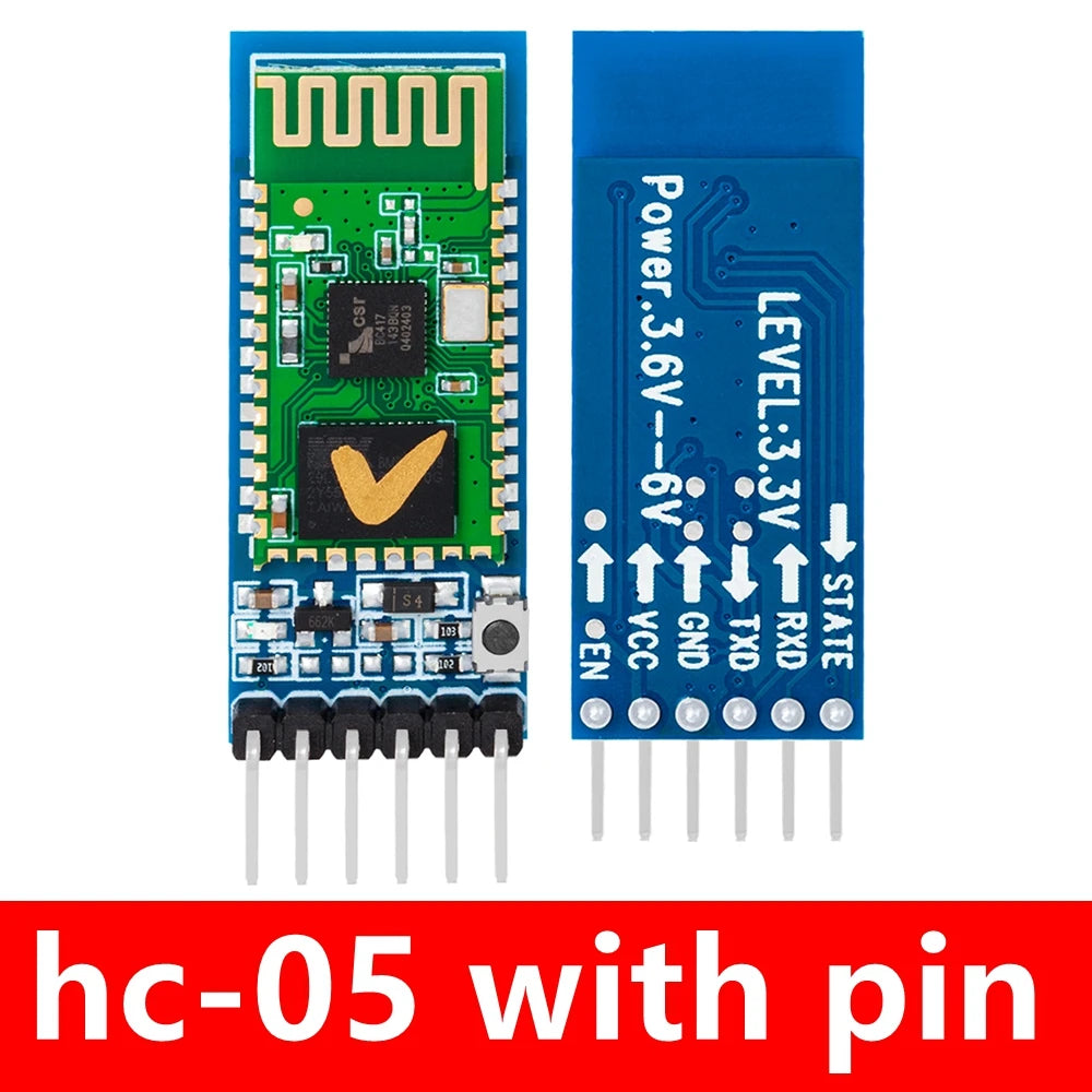 HC-05 HC-06 Bluetooth 2 0+EDR Serial Module 6-Pin 4-Pin Anti-reverse Zpaxo hc-05 with pin